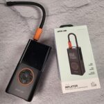 کمپرسور باد و چراغ قوه شارژی green Lion Inflator