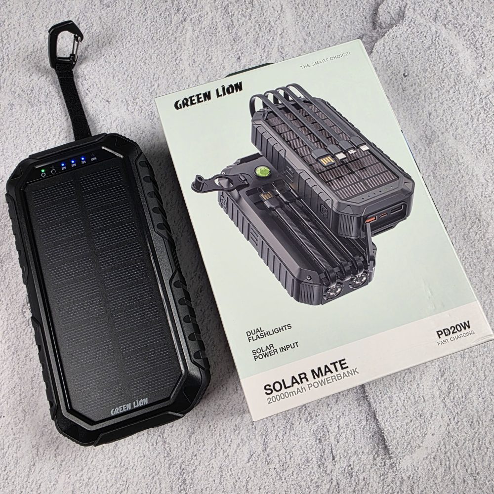 پاوربانک 20000 green lion solar mate