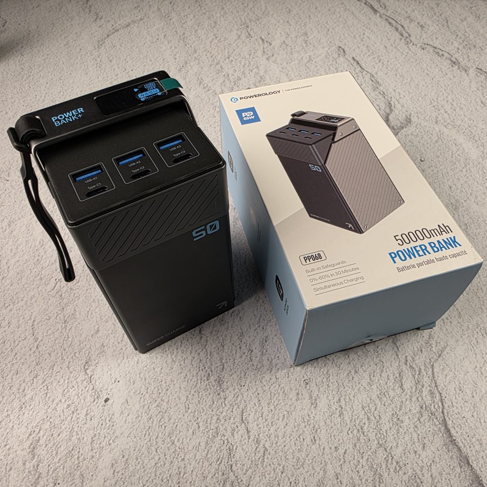 پاوربانک 65W powerology 50000