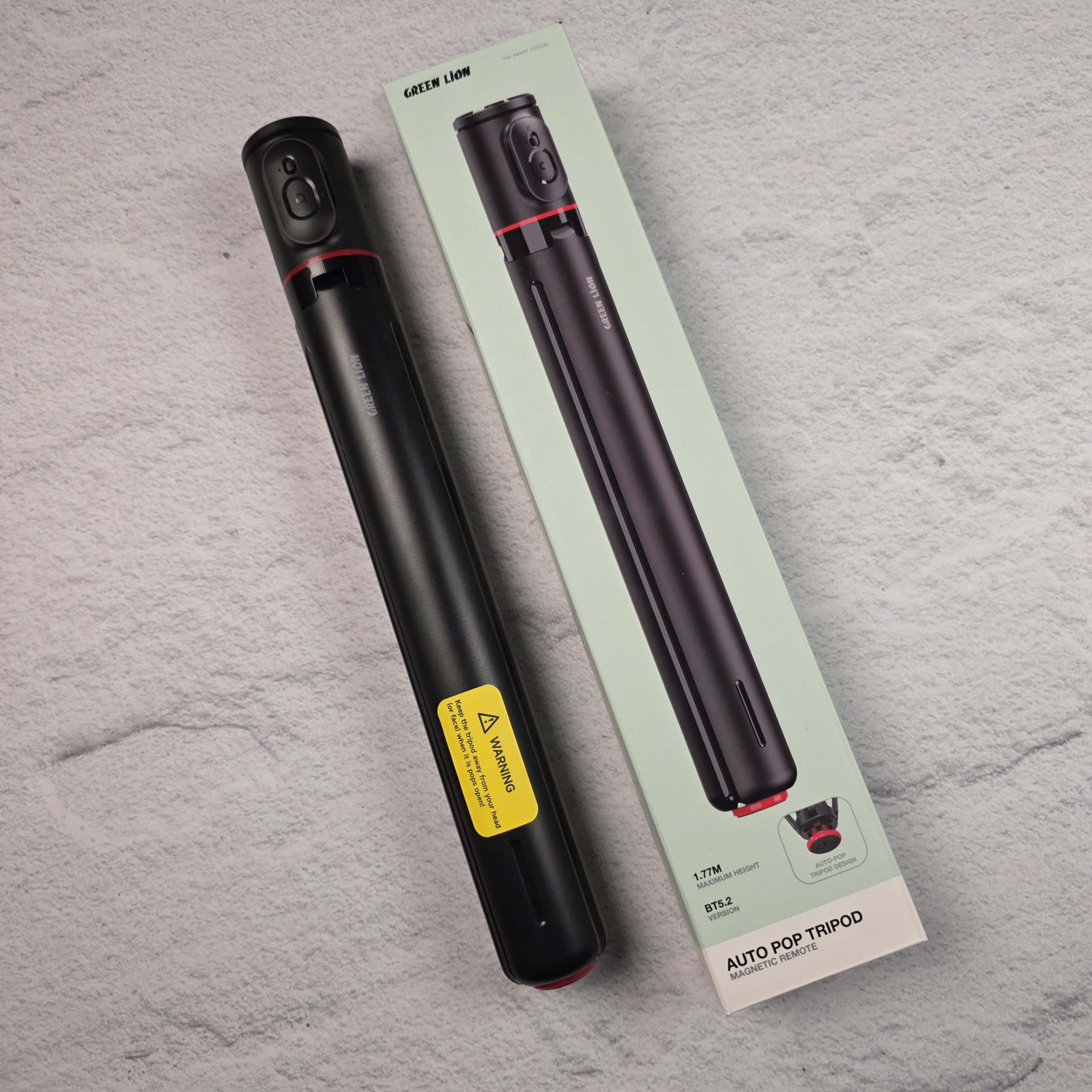 ۲۰۲۵۱۱۲۳_۱۹۳۷۰۵ سه پایه موبایل Green lion AUTO POP TRIPOD - Image 1