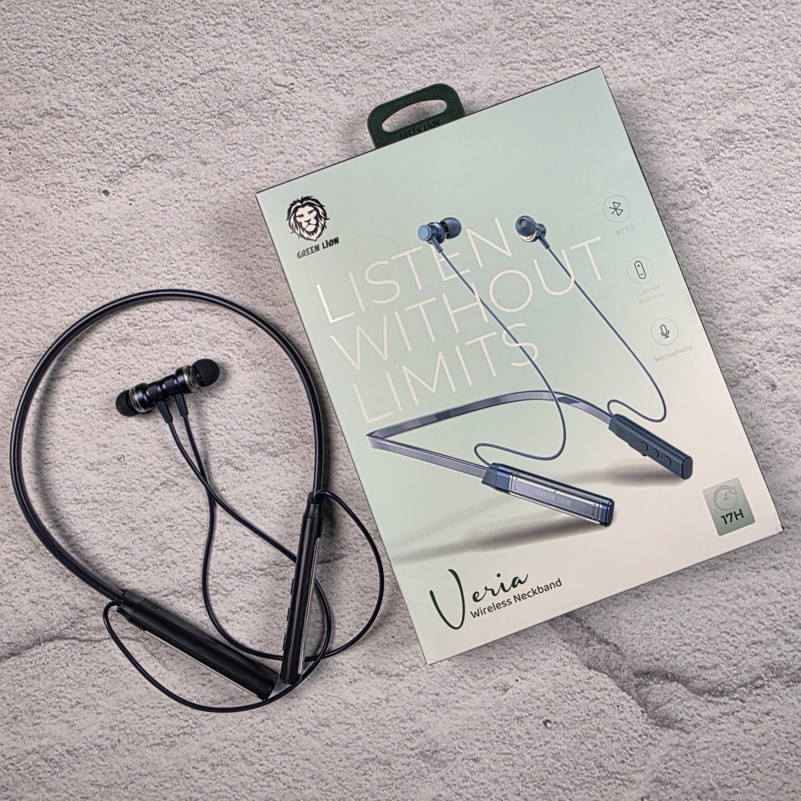 ۲۰۲۵۱۱۲۴_۱۳۴۶۰۹ هندزفری دورگردنی Green lion Veria - Image 1