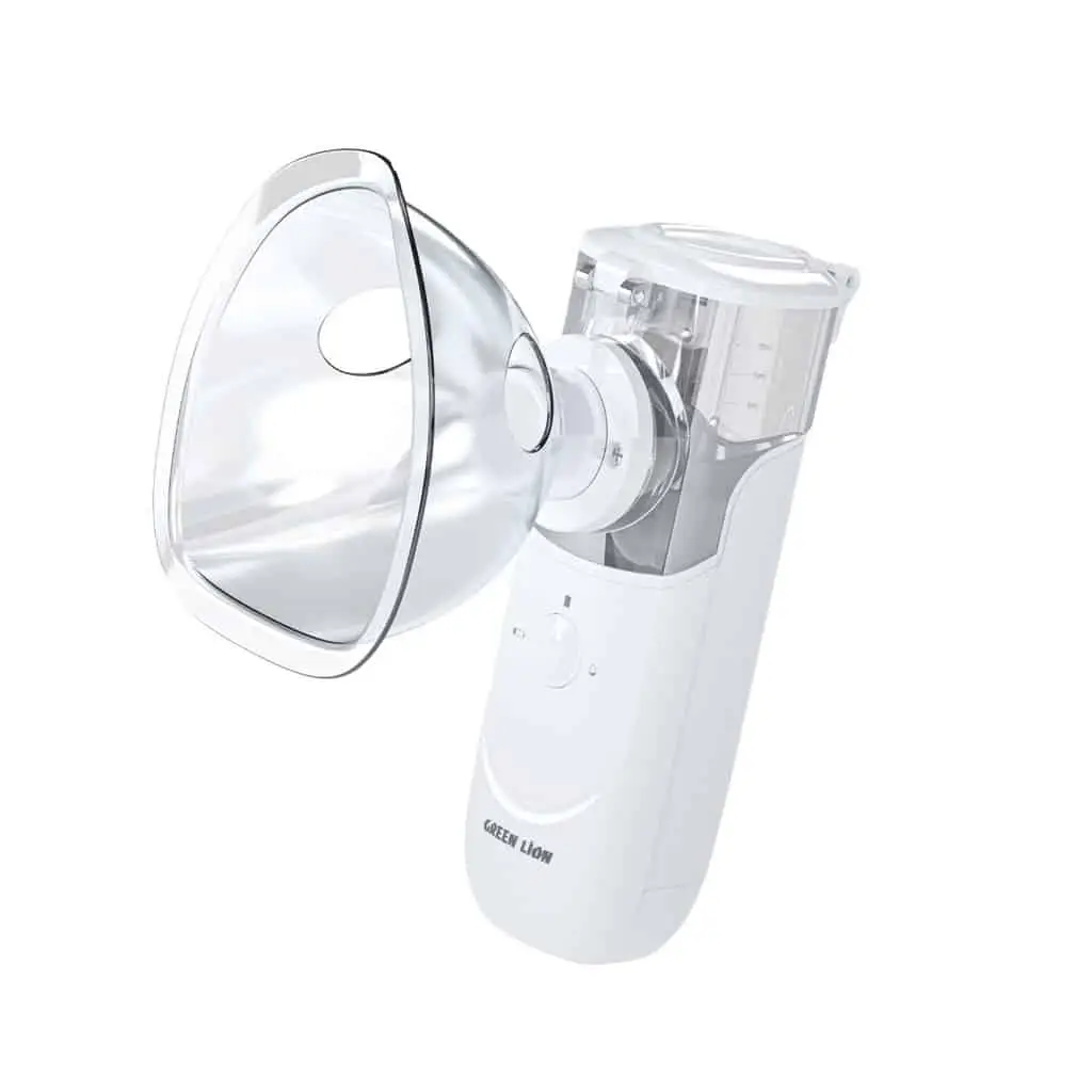 GNPORNEBPRWH-Green-Lion-Portable-Nebulizer-Pro-White دستگاه تنفسی Green Lion - Image 1