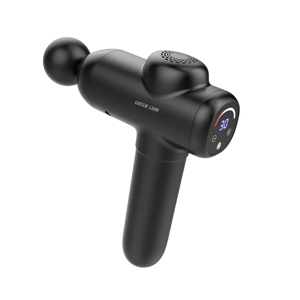 GNWVEMASGUNBK-Green-Lion-Wave-Massager-Gun-Black- ماساژور Green lion WAVE MASSAGE GUN - Image 1