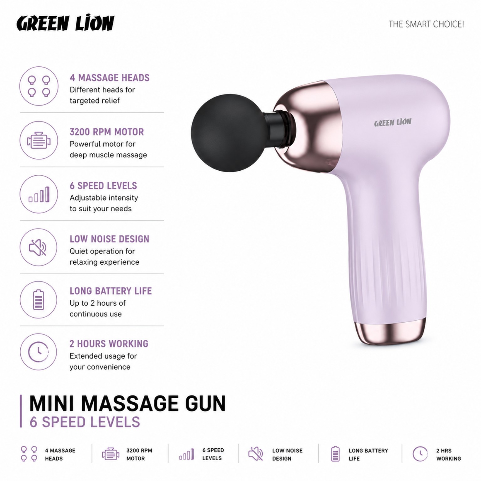 1000350214 ماساژر گرین MINI GUN - Image 1